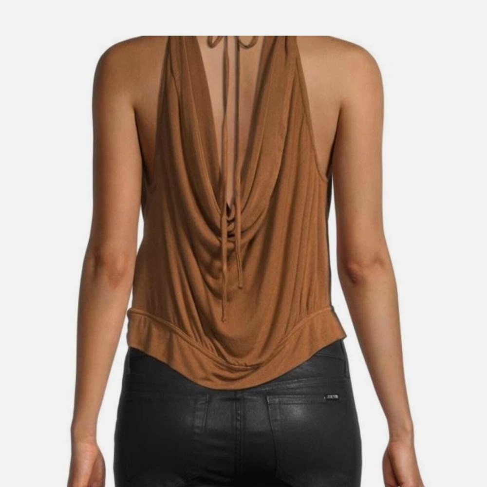 Free People My Way Top Cinnamon Size Medium - Picture 2 of 6